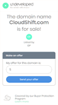 Mobile Screenshot of cloudshift.com